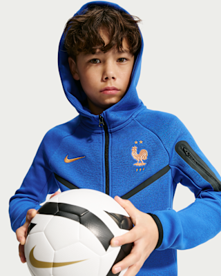 FFF Tech Fleece Big Kids' (Boys') Nike Soccer Full-Zip Hoodie